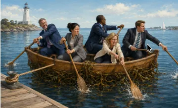 Feature image for the media appearance: Why Is My Leadership Team Working Harder and Getting Less Done?